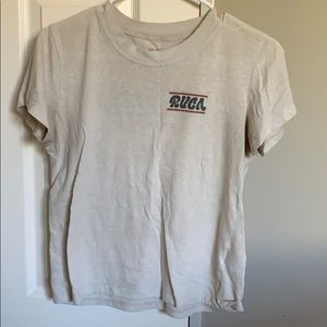 RVCA logo tee